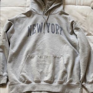 John Galt New York Gray Hoodie
